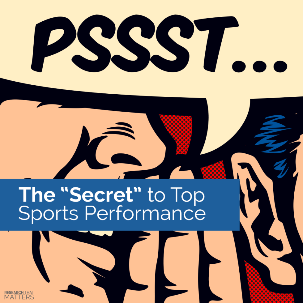 The Secret to Sports Performance